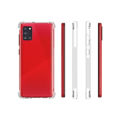 Imagem de Capa Capinha Compatível Com Samsung Galaxy a31 Anti Impacto transparente   Película de Vidro 3d