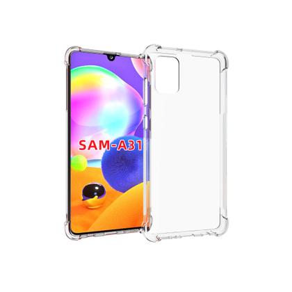 Imagem de Capa Capinha Compatível Com Samsung Galaxy a31 Anti Impacto transparente   Película de Vidro 3d