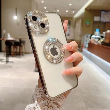 Imagem de Capa Capinha Compatível iPhone 14/PRO/PROMAX Brilhante Luxo