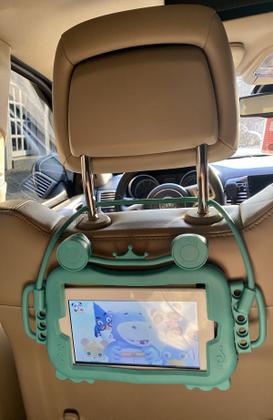 Imagem de Capa Capinha Emborrachada Sapo para Tablet 7 a 8 Suporte Veicular + Caneta + Fone com Microfone