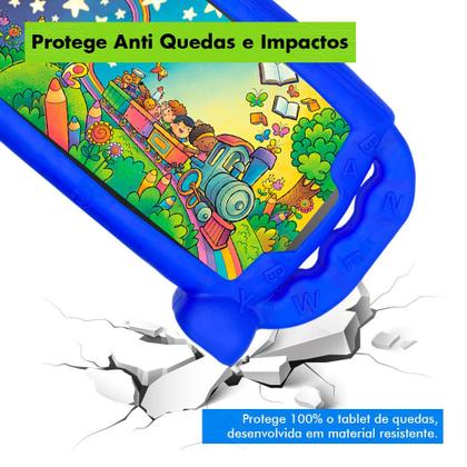 Imagem de Capa Capinha Infantil Tablet 10 Polegadas Kids Universal Anti Impacto Emborrachada Todas as Marcas
