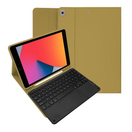 Imagem de Capa Capinha Ipad 8 8ª Geração 2020 Case com Teclado Sem Fio Touchpad Anti Impacto Suporte Pencil