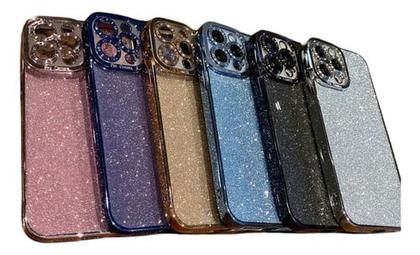 Imagem de Capa Capinha iPhone Case Com Glitter  11 12 13 14 Promax 2em1