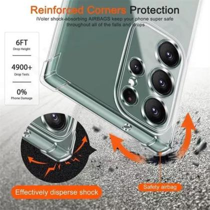 Imagem de Capa Capinha + Película da Câmera Compatível Para Celular Samsung Galaxy S24 Ultra