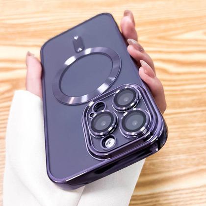 Imagem de Capa Capinha Protetora Magsafe de Silicone com Proteção na Lente para o iPhone 16 / 16 Plus / 16 Pro / 16 Pro Max