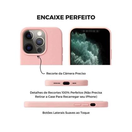 Imagem de Capa Capinha Silicone Anti Impacto Compatível Com iPhone 11 