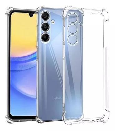 Imagem de Capa Capinha Silicone TPU Anti Impactos Para Samsung Galaxy A36 5G Transparente