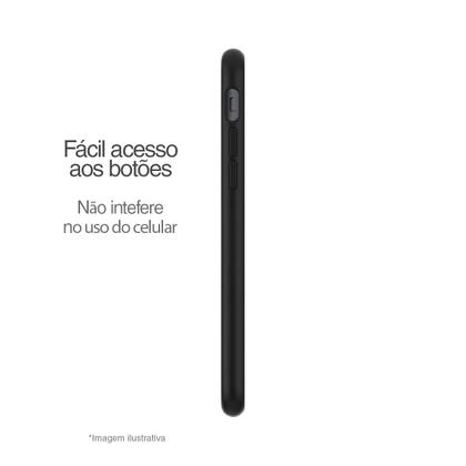 Imagem de Capa Capinha Silicone Veludo Compatível Com iPhone 7 8 E Se