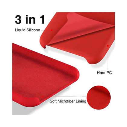 Imagem de Capa Capinha Silicone Veludo Compatível Com iPhone 7 8 E Se