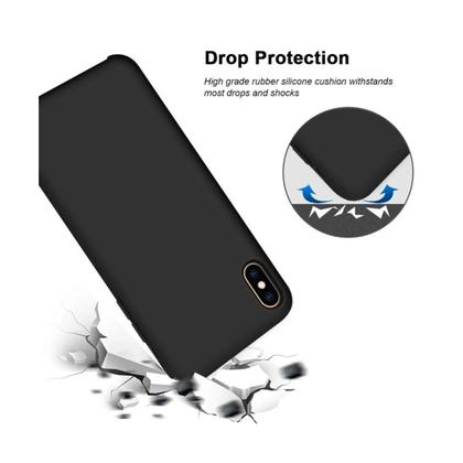 Imagem de Capa Capinha Silicone Veludo Compatível Com iPhone 7 8 E Se