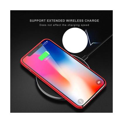 Imagem de Capa Capinha Silicone Veludo Compatível Com iPhone 7 8 E Se