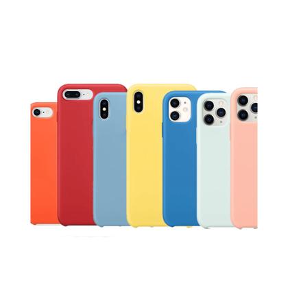 Imagem de Capa Capinha Silicone Veludo Compatível Com iPhone 7 8 E Se