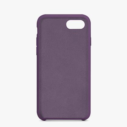 Imagem de Capa Capinha Silicone Veludo Compatível Com iPhone 7 8 E Se