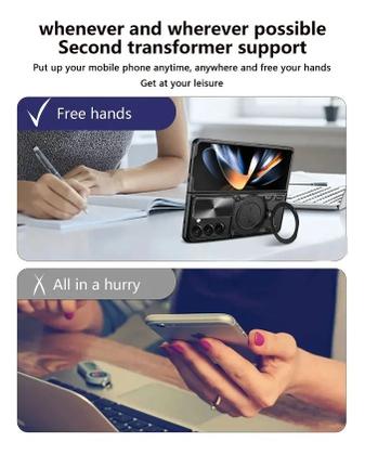 Imagem de Capa Capinha Stylus Armor Militar Galaxy Z Fold 6 Anti Impacto Suporte 360 Magnetico E Indução