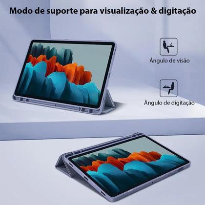 Imagem de Capa Capinha Tab S9 Fe 10.9 Tab S9 11 Polegadas Smart Suporte Caneta Antiqueda