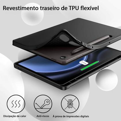 Imagem de Capa Capinha Tab S9 Fe 10.9 Tab S9 11 Polegadas Smart Suporte Caneta Antiqueda
