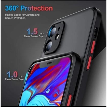 Imagem de Capa Capinha Translucida Anti Impacto Para iPhone 11/12/13/14/15/16/PRO/PLUS/PRO MAX