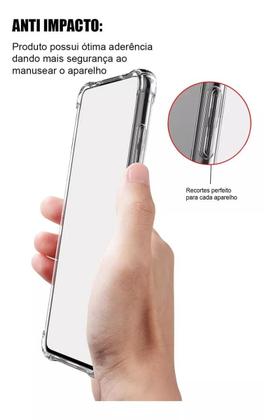 Imagem de Capa Capinha Transparente Anti Impacto Película 3D Para Samsung A06 4G 5G
