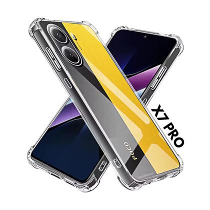 Imagem de Capa Capinha Transparente Compatível Para Xiaomi Poco X7 Pro