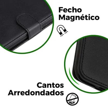 Imagem de Capa Carteira Case Flip Para Xiaomi Poco X8 Pro Preto