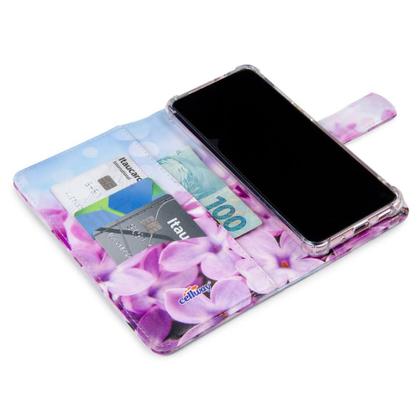Imagem de Capa carteira estampada floral nastol e029 para moto g53 xt2335