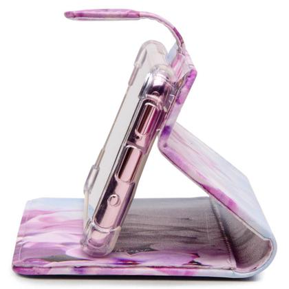 Imagem de Capa carteira estampada floral nastol e029 para moto g53 xt2335