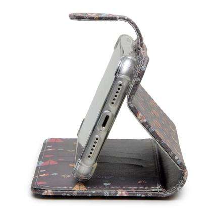 Imagem de Capa carteira estampada tendencias raposa marrom e200 para iphone 13 pro max 6.7