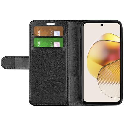 Imagem de Capa Carteira Flip Para Moto G73 5g 6.5 Capinha Case Couro