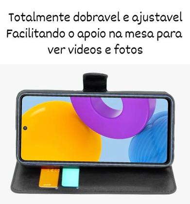 Imagem de Capa Carteira Para Galaxy A03s A02s + Pelicula Ceramica