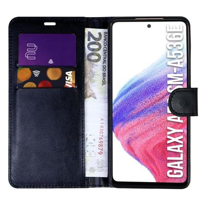 Imagem de Capa Carteira + Película De Vidro compativel Galaxy A53 5G A536 6.5 - Cell In Power25