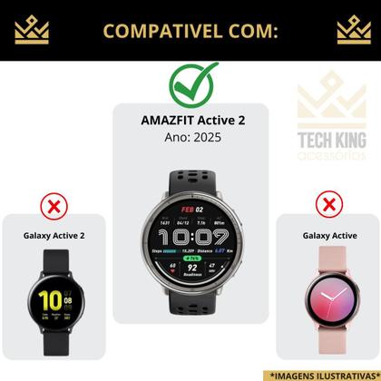 Imagem de Capa case 360 protetora 360 para amazfit active 2 - a2437