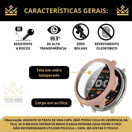 Imagem de Capa case 360 protetora 360 para amazfit active 2 - a2437