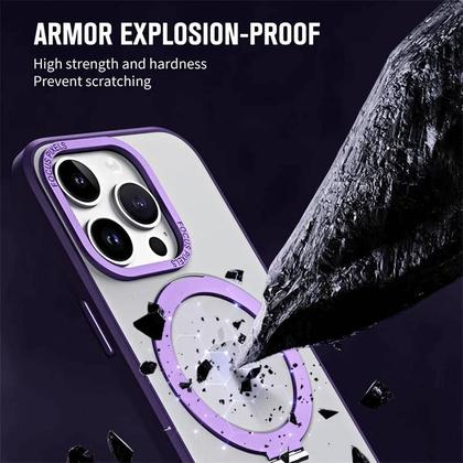 Imagem de Capa Case Anti Impacto Anel Magsafe Compativel Com iPhone 15 Pro Max