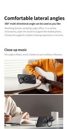 Imagem de Capa Case Anti Impacto Anel Magsafe Compatível Com iPhone 16 Pro