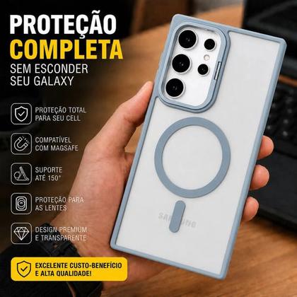Imagem de Capa Case Anti Impacto Samsung S25 Ultra  Suporte 150  Lentes de Proteção Câmera