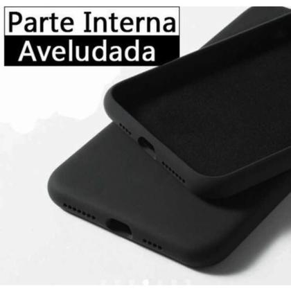 Imagem de Capa Case Aveludada Preta Com Proteção Câmera Para Samsung Galaxy A16 5G