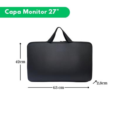 Imagem de Capa Case Bag Protetora Monitor Mesa 27 Polegadas Transporte