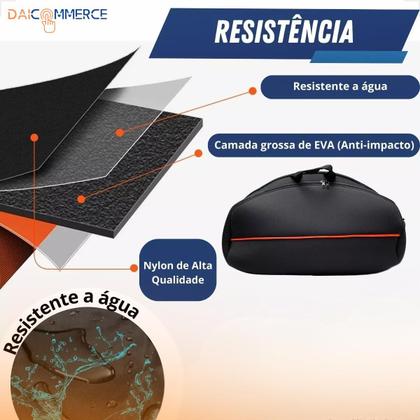 Imagem de Capa Case Bolsa Protetora Para Caixa de Som Boombox 1 2 3 C/ Alça A Prova DÁgua