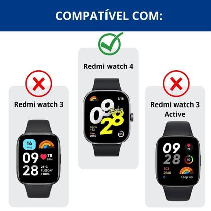 Imagem de Capa Case Bumper Protetor Para Smartwatch Redmi Watch 4