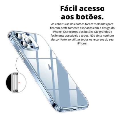 Imagem de Capa Case Capinha Anti Impacto Para iPhone 16 15 14 13 12 11 X