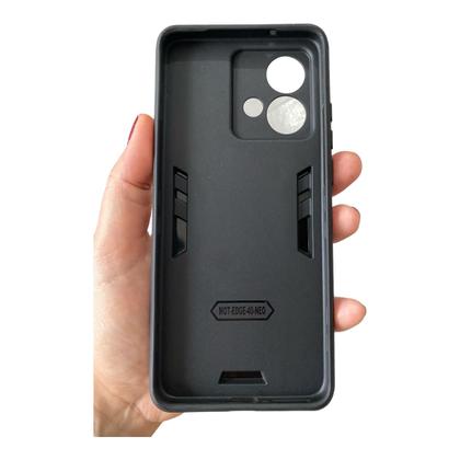Imagem de Capa Case Capinha Armadura Resistente Para Moto Edge 40 NEO Preta