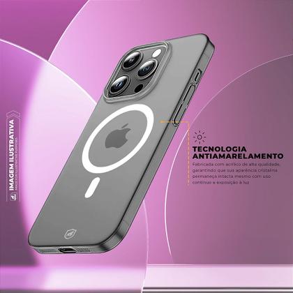 Imagem de Capa case capinha compatível com iPhone 17 Crystal Slim Magsafe NÃO AMARELA Transparente Gshield