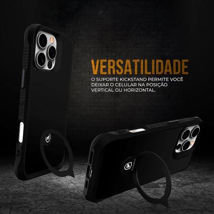 Imagem de Capa case capinha compatível com iPhone 17 Pro Max  Raptor Black  Gshield