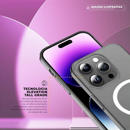 Imagem de Capa case capinha compatível com Samsung Galaxy S25 Ultra Crystal Slim Magsafe NÃO AMARELA Transparente Gshield