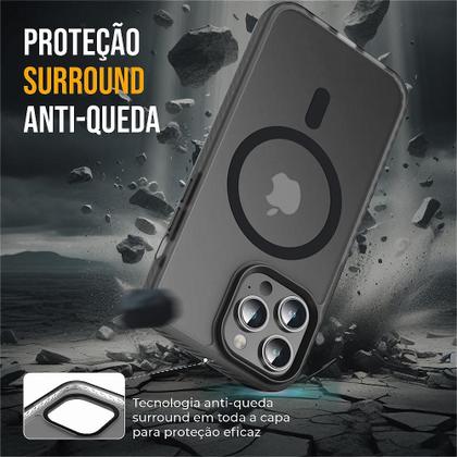 Imagem de Capa case capinha MagSafe Pro para iPhone 16 - Preta - Gshield