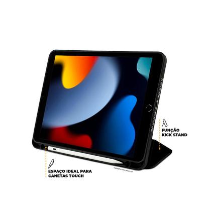 Imagem de Capa case capinha para iPad 7/8/9 10.2 2019/2020/2021 - Clear View - Gshield