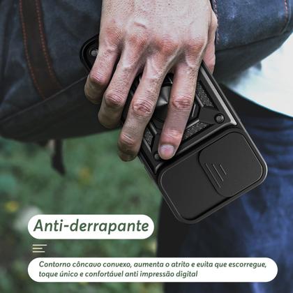Imagem de Capa Case Capinha para iPhone 15 Pro Max - Protetora Resistente Anti Impacto Queda Armor Militar Compatível