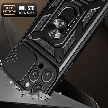 Imagem de Capa Case Capinha para iPhone 15 Pro Max - Protetora Resistente Anti Impacto Queda Armor Militar Compatível