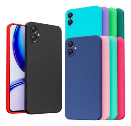 Imagem de Capa Case Capinha Silicone Aveludada Para Samsung Salaxy A06: Pink / Salmão / Violeta / Lilás / Roxo / Preto