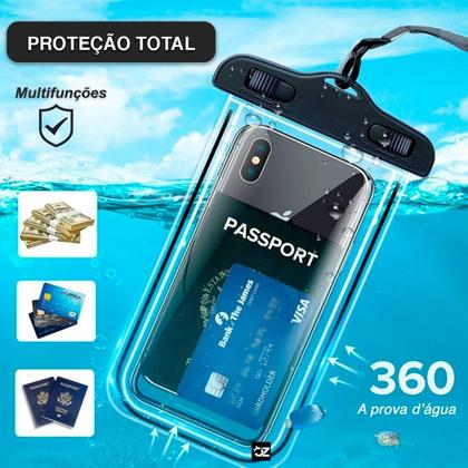 Imagem de Capa Case Celular Protetora A Prova D'água Piscina Praia